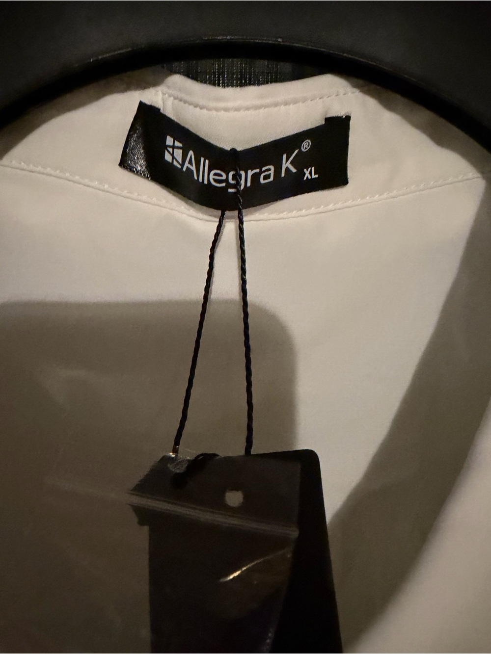 Allegra K White Collared Blouse - Picture 4 of 5